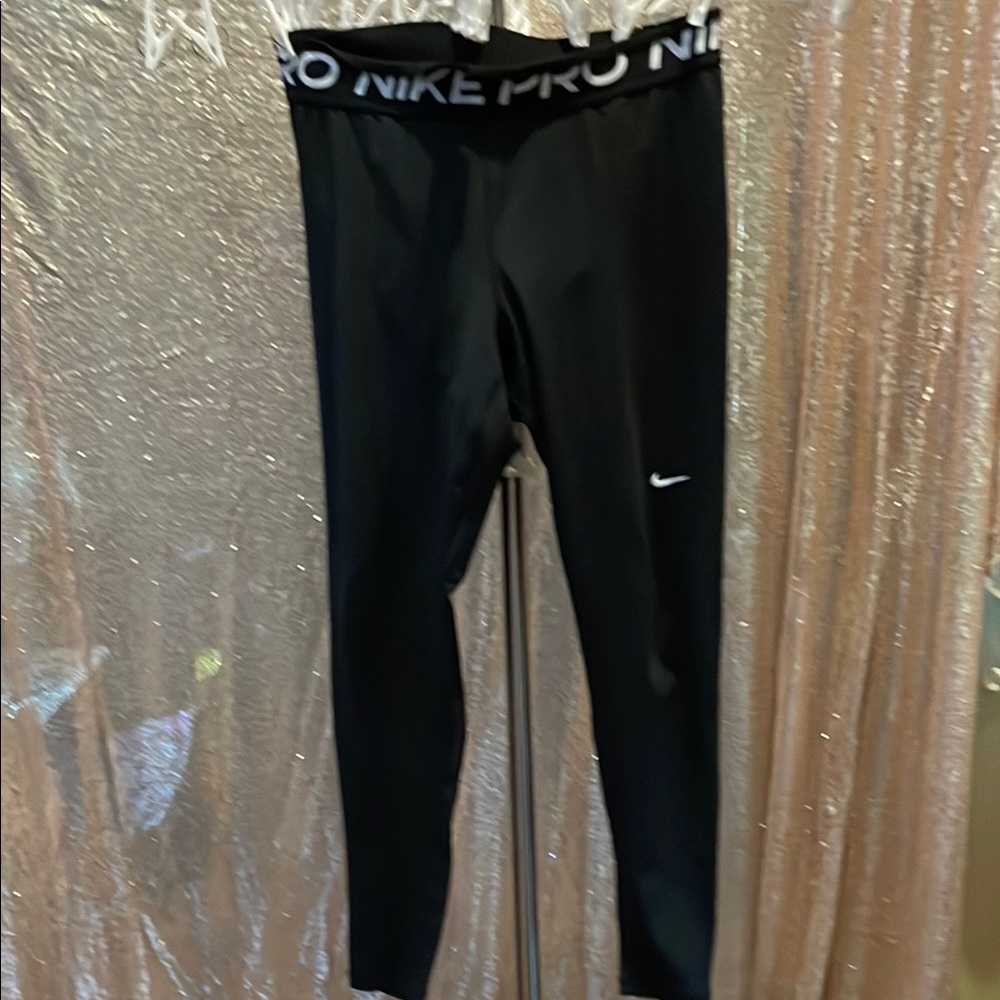 Nike Black Pro Logo Leggings